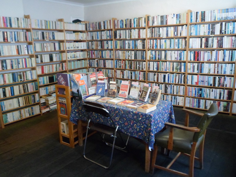 The back room on the ground floor at The Topsham Bookshop.